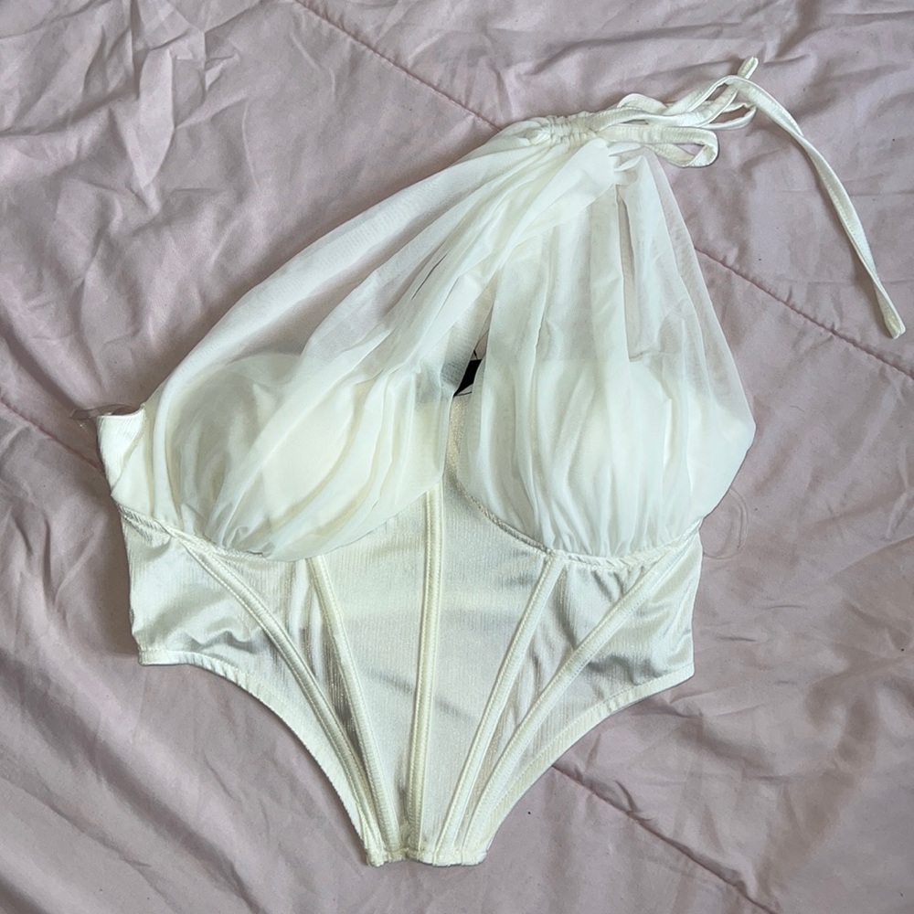 One Shoulder Corset Top